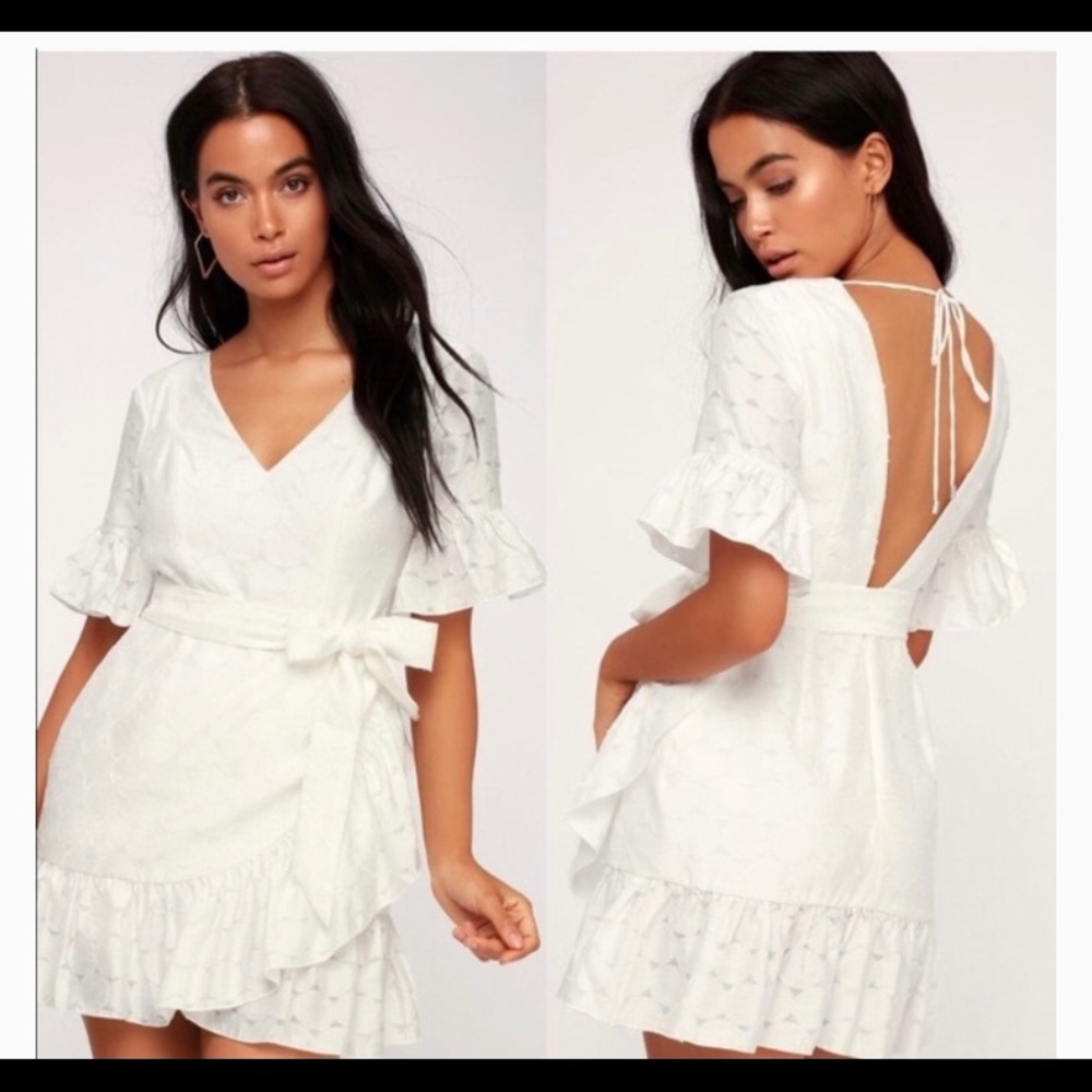 Lulu’s C/MEO Collective White Dress